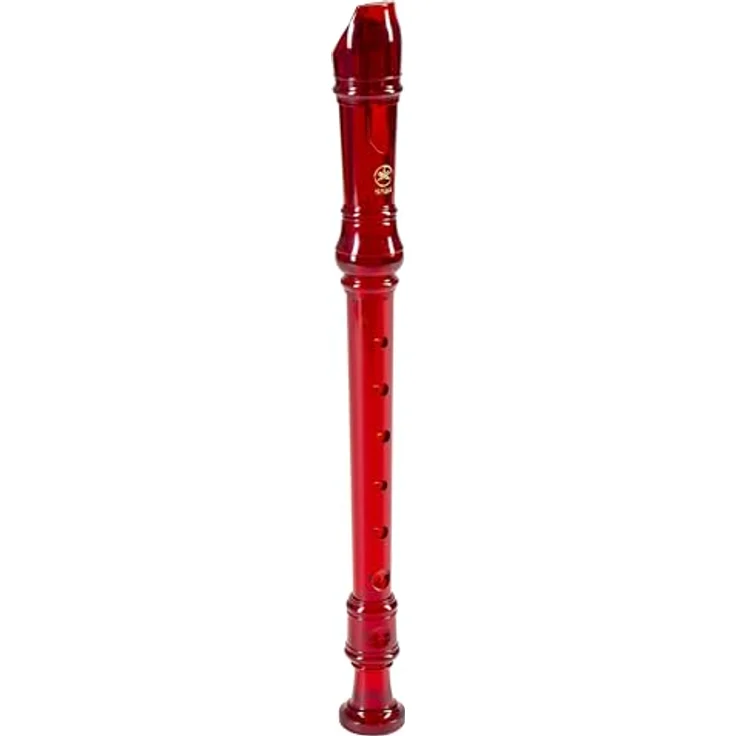 Yamaha YRS-20 BR Sopranblockflöte, barocke Griffweise, ABS-Kunststoff, transparent rubinrot, inkl. Tasche, a1 = 442 Hz – Bild 1