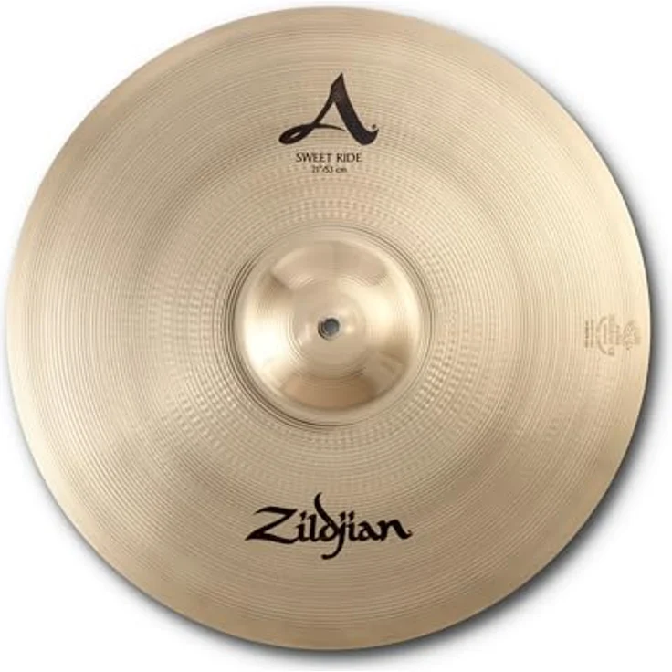 Zildjian 21" A-Series Sweet Ride, Brillant Ausführung, rund klingendes Ridebecken mit mittleren Obertönen – Bild 1