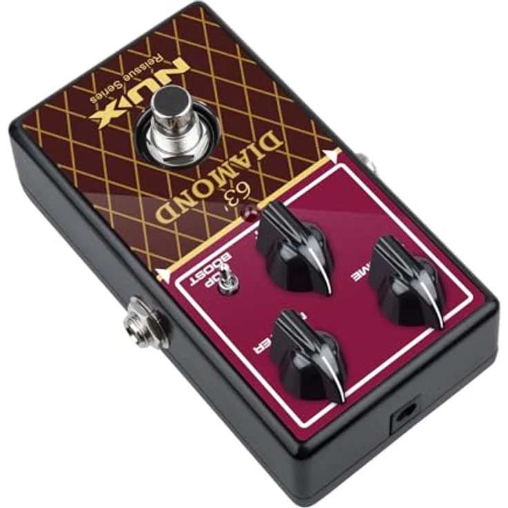 Nux MNU Diamond-63OD, Gitarren-Effektgerät Vorverstärker mit True-Bypass und Top-Boost, kompakt und leicht – Bild 6