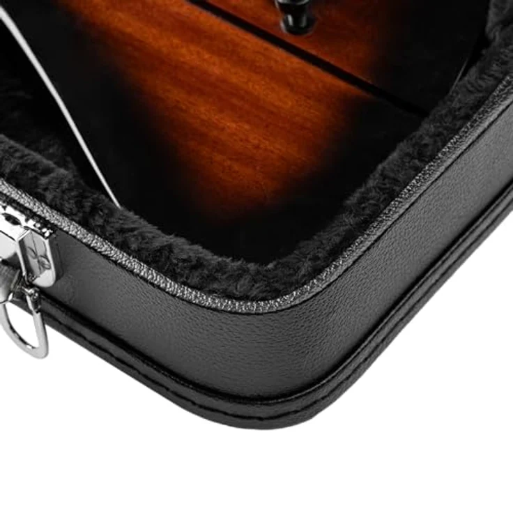 Gator GWE-TBird-Bass, Gitarrenkoffer für Thunderbird E-Bass, Abschließbar, schwarzer Tolex, schwarzes Plüsch-Innenfutter, ergonomischer Tragegriff – Bild 16