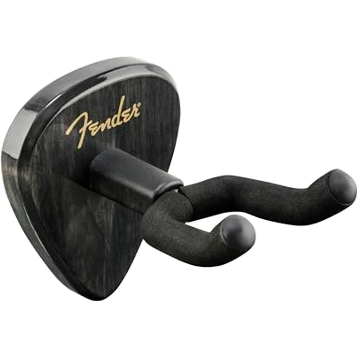 Fender 351 Wall Hanger Black, Wandhalter für Gitarre und Bass aus Holz, Maße 5.08 x 11.43 x 19.05 cm, nicht für Nitro-Lack geeignet – Bild 1