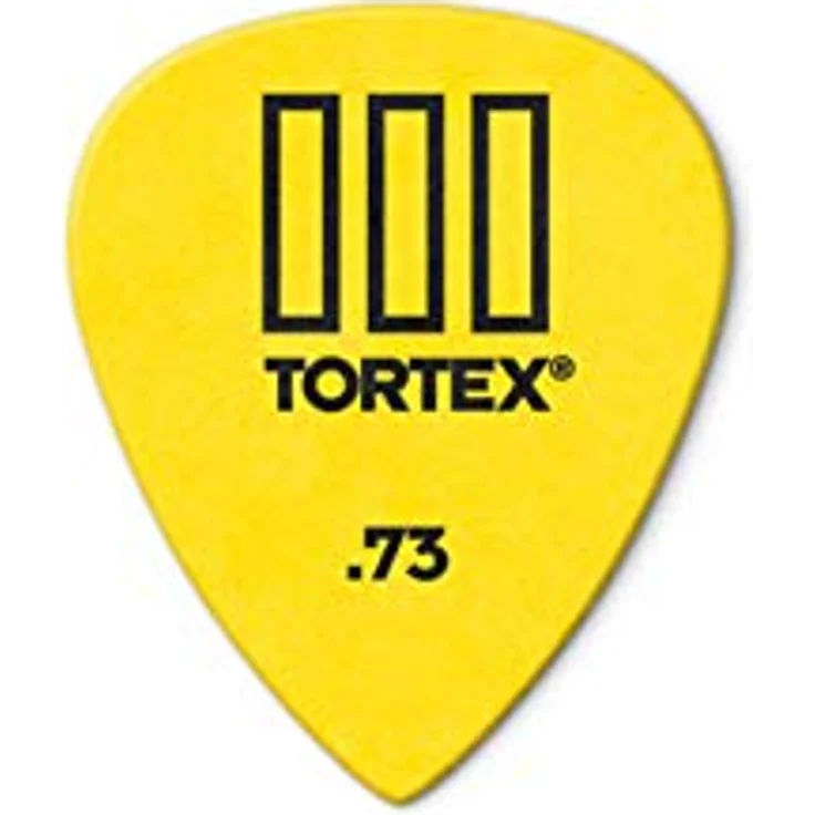 Jim Dunlop Tortex T3 Plektrum, 0,73 mm, 72 Stück, USA Qualität mit präzisem Spielgefühl – Bild 1
