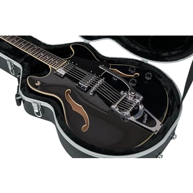 Gator GC-Semi-hollow Guitar ABS Case, Gitarrenkoffer für Semi-hollowbody mit EPS-Schaumpolster und abschließbaren Schlössern – Bild 9