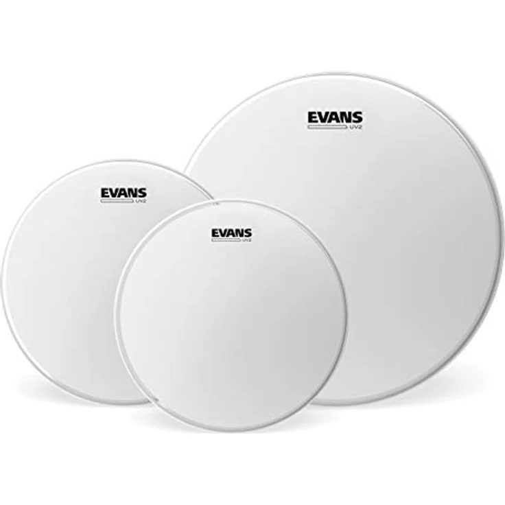 Evans UV2 Coated Tom Pack, Schlagzeugfelle 12/13/16, doppellagig mit UV-gehärtetem Coating und Level 360 Technologie – Bild 1