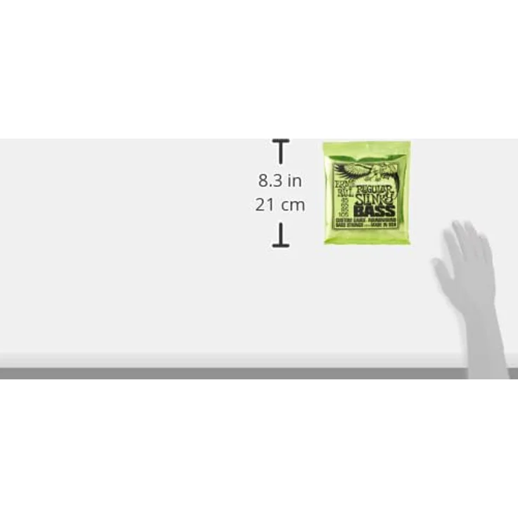 Ernie Ball 2856 Regular Slinky, Medium Scale E-Bass Saiten 045-105 mit rundem, knurrigem Allroundton – Bild 3