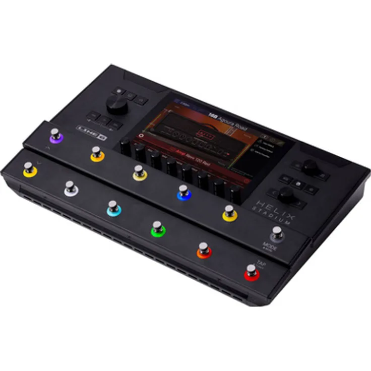 Line6 Helix Stadium Floor, Gitarren-Multieffektpedal mit 8-Zoll-Touchscreen, Wi-Fi, Bluetooth und neuer Agoura-Modellierungsmethode