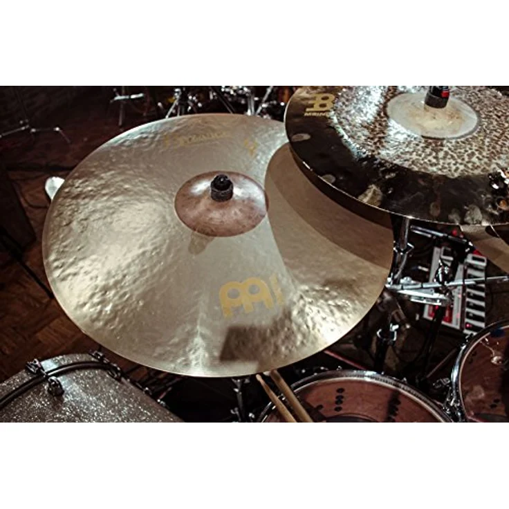 Meinl 22" Byzance Sand Crash/Ride, Benny Greb Signature Becken mit warmem Vintage Klang, sandgestrahlt und gehämmert, inklusive Beckennieten – Bild 5