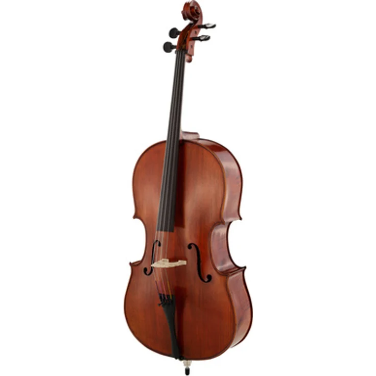 Gewa Georg Walther Concert Cello MO, 4/4 Konzertcello nach Domenico Montagnana, handgearbeitet, rot-brauner Naturharzlack, europäische Fichtendecke, Bergahornboden, inklusive Larsen Aurora Besaitung