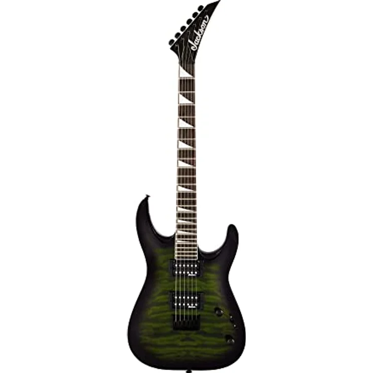 Jackson JS32Q DKA HT TRS Dinky E-Gitarre, Transparent Green Burst, Pappel-Korpus, Wölkchenahorn-Decke, Jackson Humbucker – Bild 1
