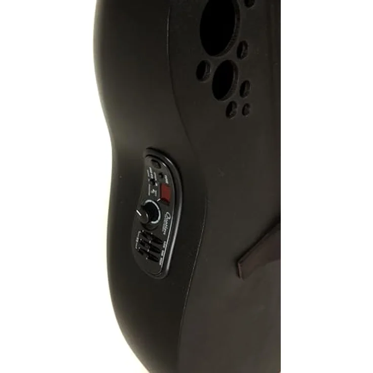 Ovation Pro Series Elite 2058-TX-5-G, 12-saitige Akustikgitarre mit massiver Fichtendecke, Contour Bowl Body, schwarzem Textur-Finish und OPPro Preamp – Bild 6