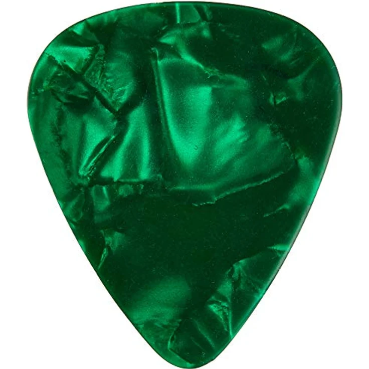 Fender Green Moto Pick Medium, 12er Set Plektren in klassischer 351 Form, Grün-Marmoriert – Bild 2