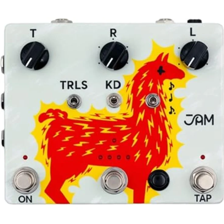 JAM pedals Delay Llama XTreme, vollanaloges Eimerketten Delay-Pedal mit 800 ms Verzögerungszeit, 4 Presets und 4 Klangmodi – Bild 1