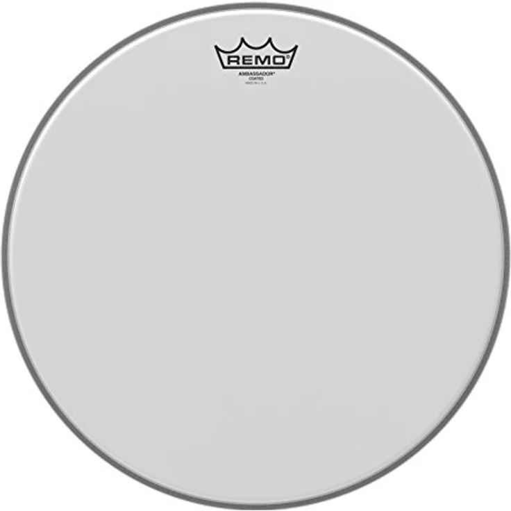 Remo Schlagzeugfell Ambassador Weiß aufgeraut 18", Langlebiges Mylar, warmer Klang, universelle Passform – Bild 2