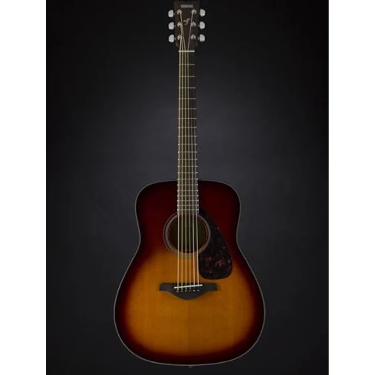 Yamaha FG800, Westerngitarre in Brown Sunburst, akustische Gitarre mit hochwertigem Sound und Scalloped Bracing, ideal für Anfänger und Jugendliche, 4/4 Größe aus Holz – Bild 3