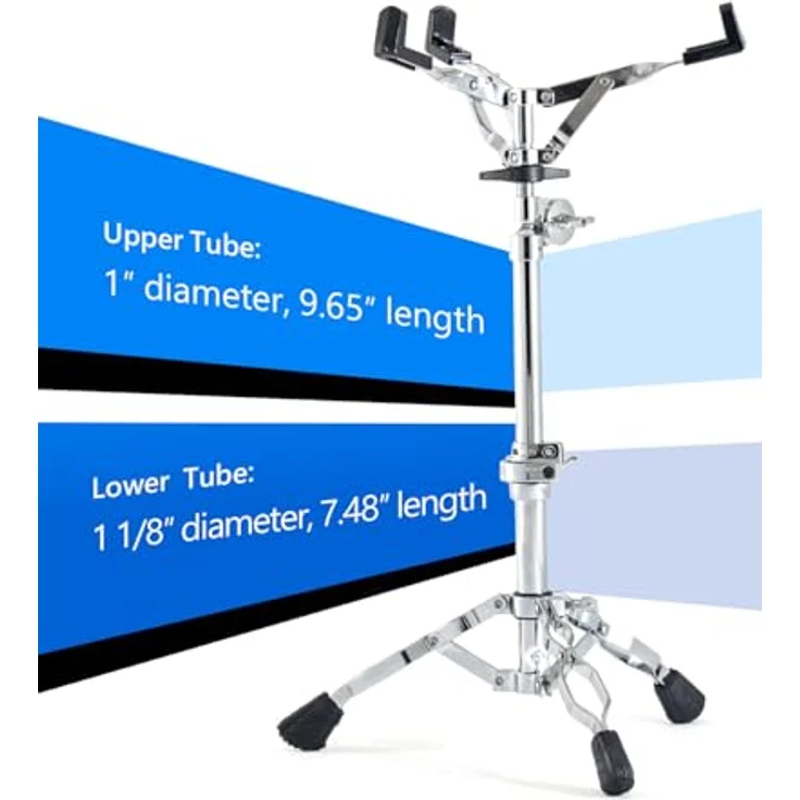 Dixon PSS9 Heavy Snare Stand, doppelstrebig für 10" - 15" Snares, höhenverstellbar 410 - 610 mm, mit Scale Tilter und Key Bolt Memory Lock – Bild 4