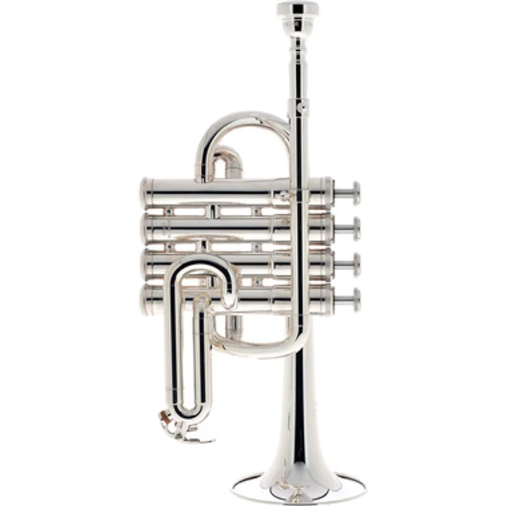 Yamaha YTR-6810 S, Hoch Bb/A-Trompete mit 4 Ventilen, S-Bohrung (10,5 mm), 94 mm Schallbecher, versilbert, inkl. 14A4a Mundstück und Koffer