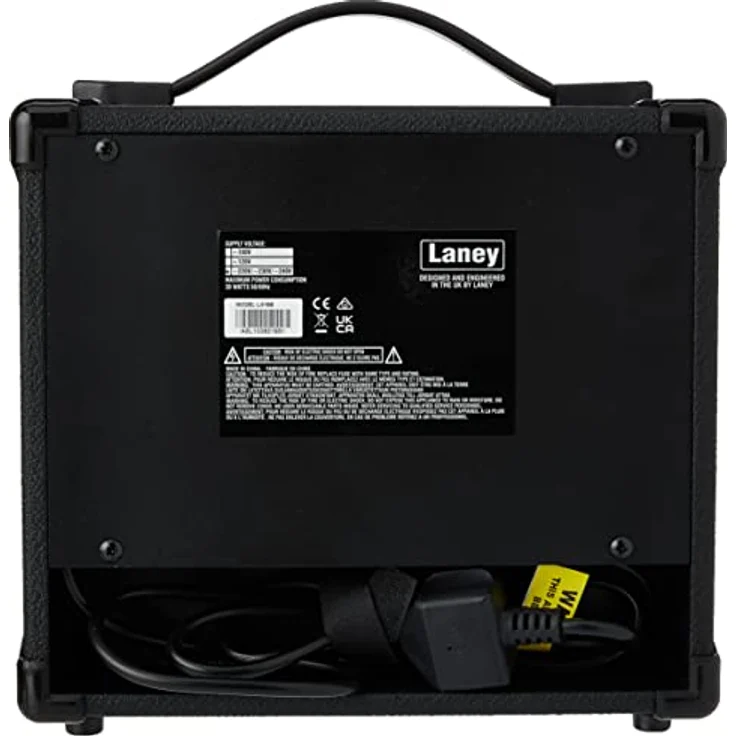 Laney LXB Series LX15B, 15W Bass Guitar Combo Amp mit 2 x 5 inch Woofers, schwarz/red – Bild 3