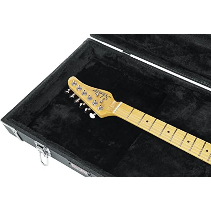 Gator GW - Electric Guitar Case, Koffer für E-Gitarre aus Sperrholz, Kunstleder, schwarz, Innenmaße 105 cm x 32 cm x 9 cm, 3,81 kg – Bild 5
