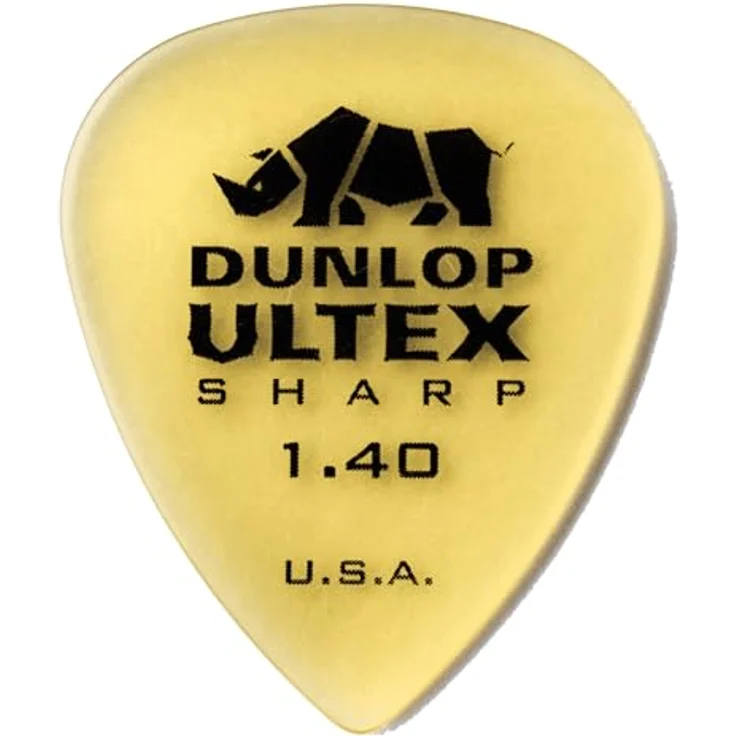 Dunlop Ultex Sharp Player's Picks, Plektrum Set mit 6 Stück, Stärke 1,40 mm – Bild 3