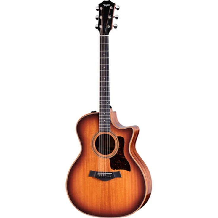 Taylor 324ce Studio Special Edition, Westerngitarre mit massiver Mahagoni Decke, Sapele Boden, V-Class Bracing, Medium Brown Stain Finish