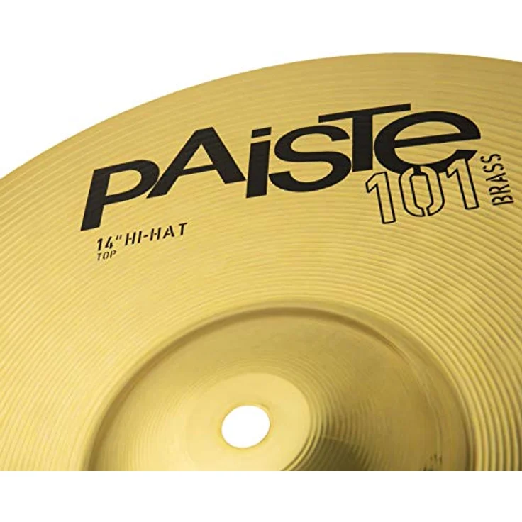 Paiste 101 Brass HiHat 14", Schlagzeugbecken mit sorgfältiger Verarbeitung und ausgewählten Materialien – Bild 4