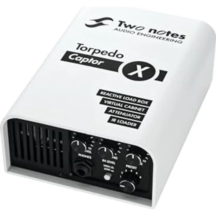 Two Notes Torpedo Captor X 8, Reactive Loadbox und Speaker-Simulator mit Stereo-Expander und umfangreicher FX-Bibliothek