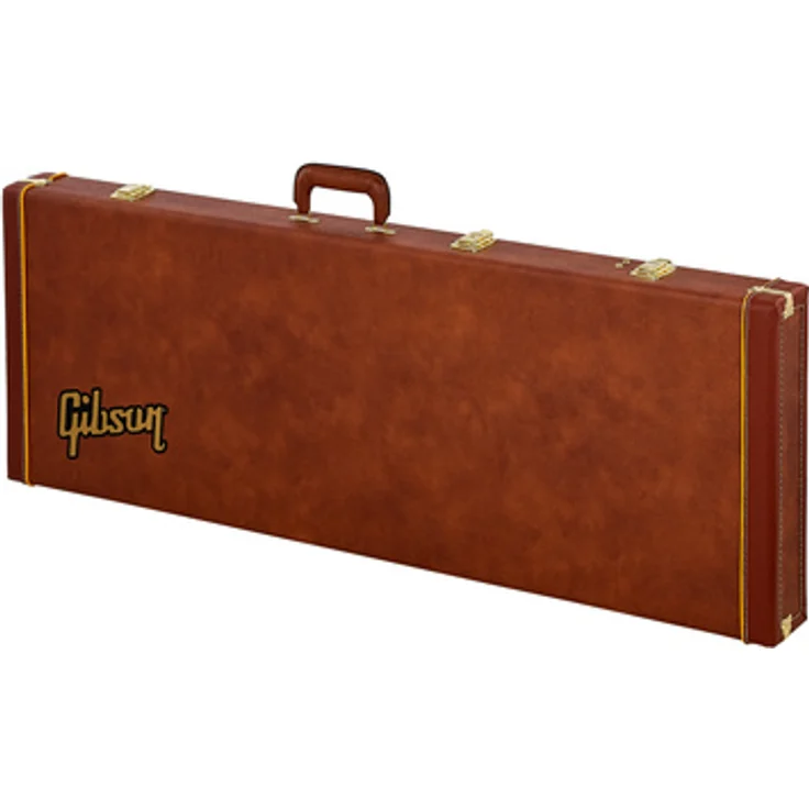 Gibson Explorer Case, Original Gitarrenkoffer für Explorer Modelle mit rotem Innenfutter, Farbe Braun