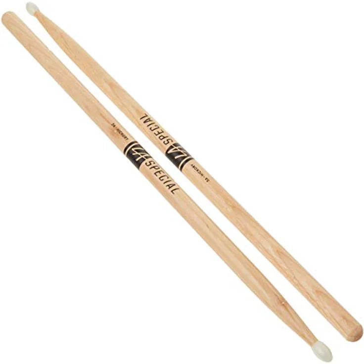 ProMark LA Specials 5A Hickory Drumsticks, ovaler Nylonkopf, 3 Paar für Studio und Live, 40,6 cm Länge – Bild 4