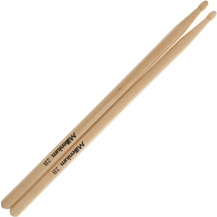 Millenium 2B Drum Sticks, Maple Holz, Länge 410mm, Durchmesser 16mm, Paarpreis