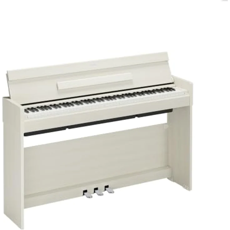 Yamaha YDP-S36 WB Arius, Digital Piano mit 88 gewichteten Hammermechanik-Tasten, 10 Sounds, Bluetooth Audio/Midi, Farbe Weiß Birke – Bild 1