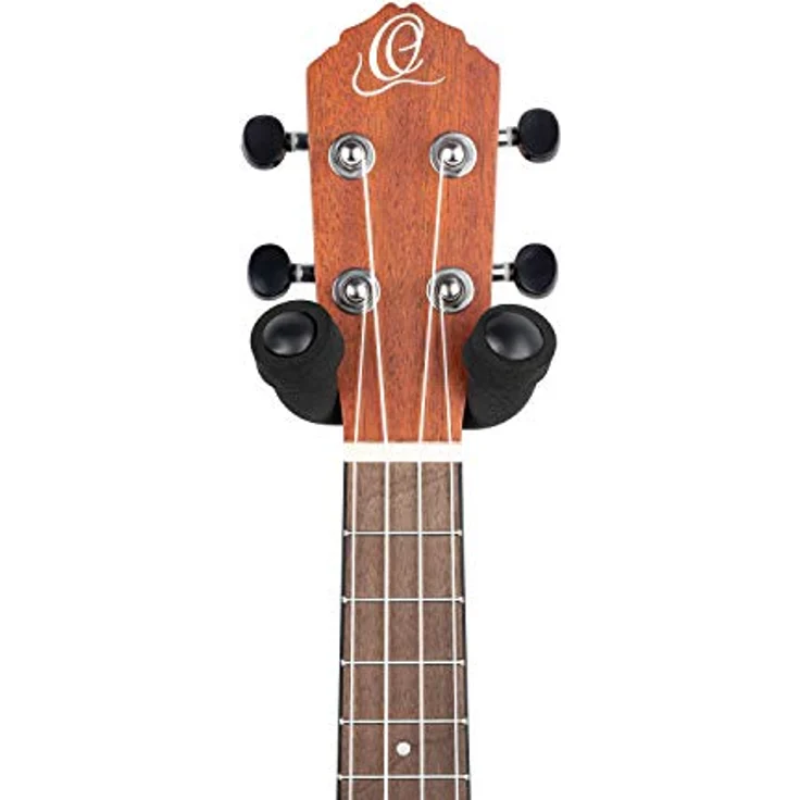 Ortega Guitars Ukulele Wandaufhängung OUH-1WH, platzsparend aus Holz in Weiß mit montierbarem Halterungszubehör – Bild 3