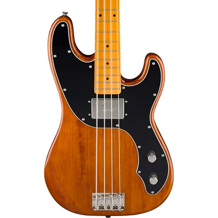 Squier CV Tele Bass MN BPG MOC, E-Bass mit Pappel Korpus, Ahorn Hals und Griffbrett, Humbucker Tonabnehmer, Farbe Mocha – Bild 3
