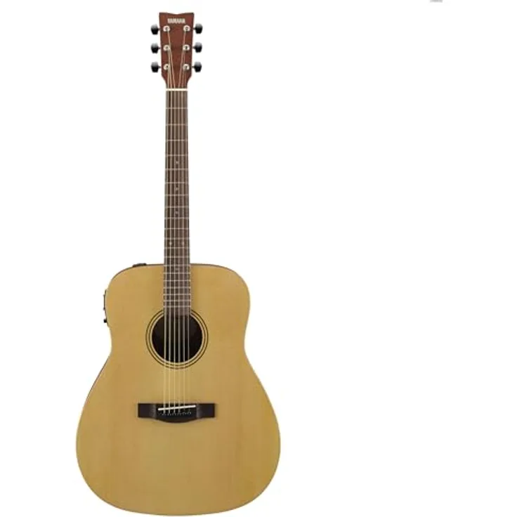 YAMAHA FX400 Akustik-E-Gitarre – Dreadnought-Korpus, 25" Mensur, System-66 Preamp mit Pickup und Tuner, Natural Satin