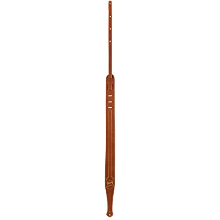 Gibson The Classic, Leder Gitarrengurt in Braun, verstellbar von 48"/122cm bis 60"/142cm, Breite 6,5 cm – Bild 3