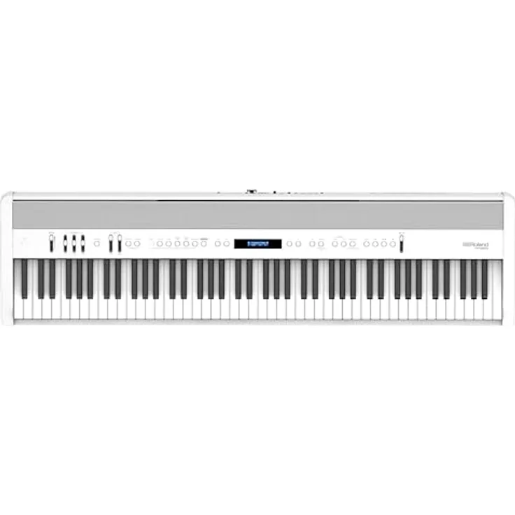 Roland FP-60X WH, Digitalpiano mit 88 Tasten PHA-4 Tastatur, 16 SuperNATURAL Klänge, Bluetooth Audio und MIDI, integriertes Lautsprechersystem, weiß