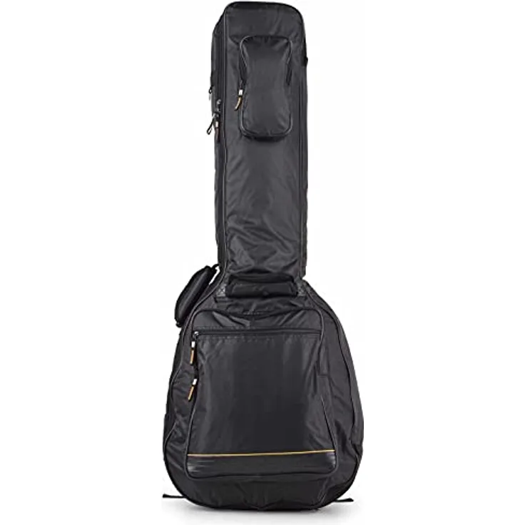 Rockbag Hollowbody Bass Gig Deluxe Line, Gigbag für Hollow-Body E-Bass, schwarz, wasserdicht mit 20 mm Polsterung und Guitar-Saving-System™