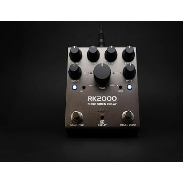 Keeley RK2000 Funk Siren Delay, 12-Bit Digital Delay Pedal mit MIDI-Integration und Freeze-Hold Effekt – Bild 4
