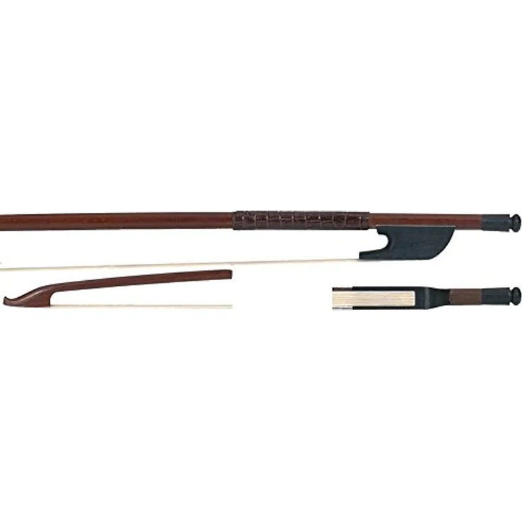 Gewa Fiddle / Viola da Gamba Bow, Geigenbogen aus Massaranduba mit Ebenholzfrosch, 70,5 cm Länge, 54 g Gewicht – Bild 2