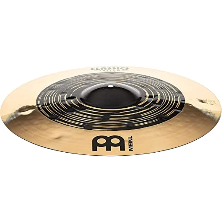 Meinl 19" Classics Custom Dual Crash, Schlagzeugbecken aus B-12 Bronze mit warmem Sound und explosiver Ansprache, Dark Brilliant Oberfläche – Bild 3