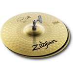 Zildjian 14" Planet Z Hi-Hat, Messing, Medium Top Becken, Heavy Bottom Becken, Regular Finish, Made in U.S.A.