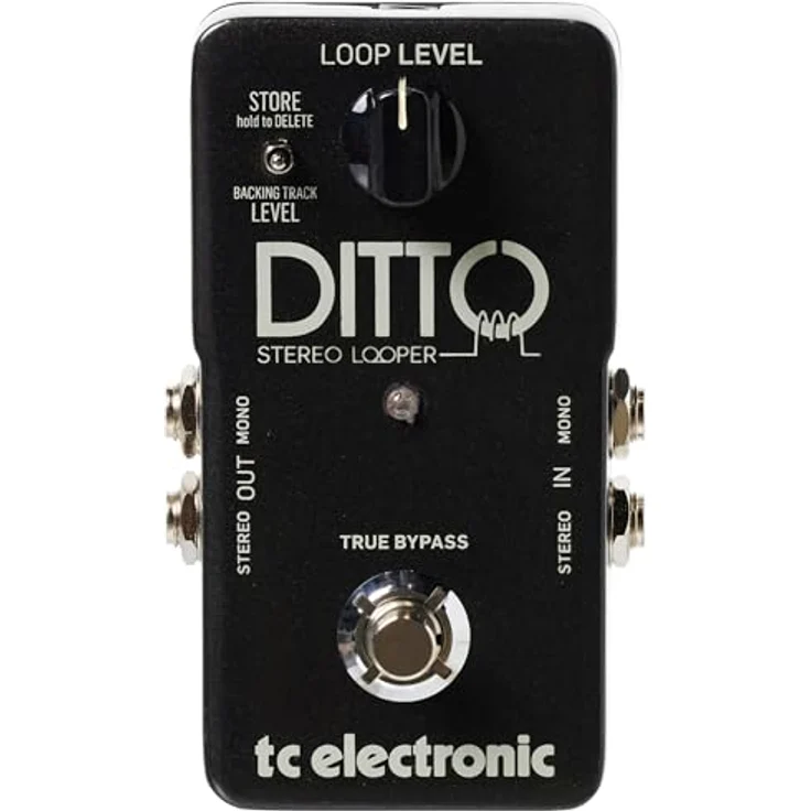 TC Electronic DITTO STEREO LOOPER, intuitives Looper-Pedal mit Stereo-I/O, 5 Minuten Loop-Zeit und Loop-Import/Export – Bild 2