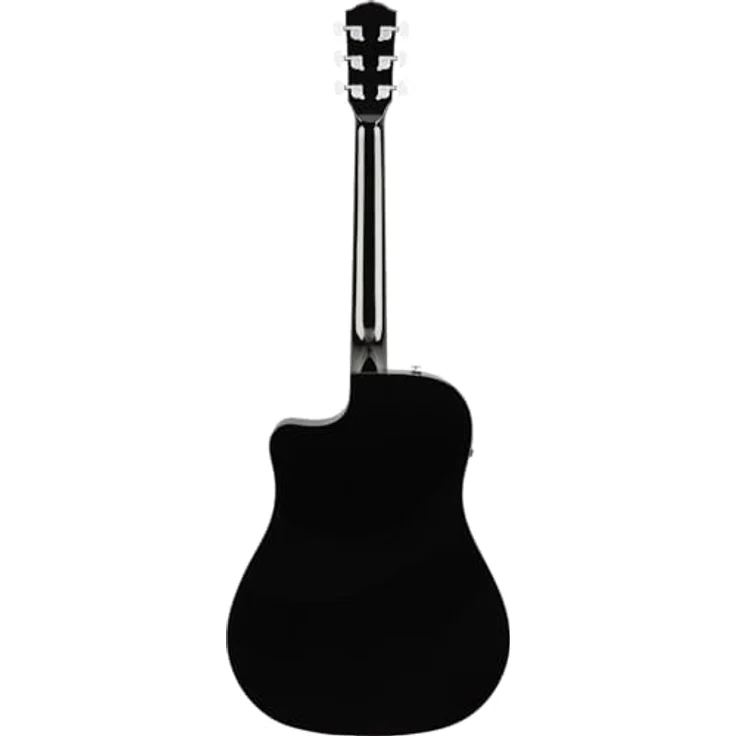 Fender CD-60SCE Blk WN, Westerngitarre mit massiver Fichtendecke, Mahagoni Boden & Zargen, Cutaway, Fishman CD Elektronik, schwarz – Bild 8