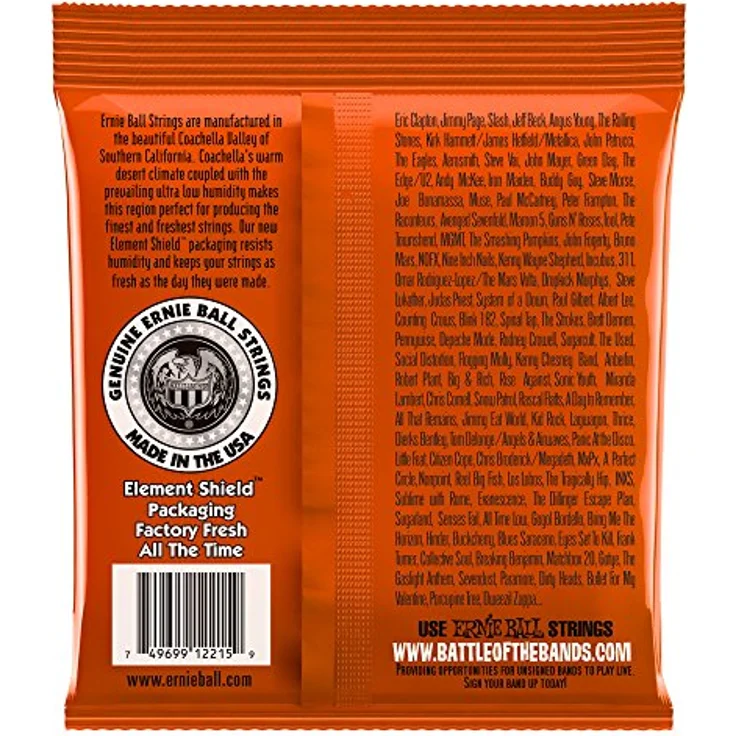 Ernie Ball Skinny Top Heavy Bottom Slinky Nickel Wound E-Gitarrensaiten, Stärke 10-52, optimierte Shredbarkeit und dickere Akkorde, kalifornische Herstellung – Bild 2