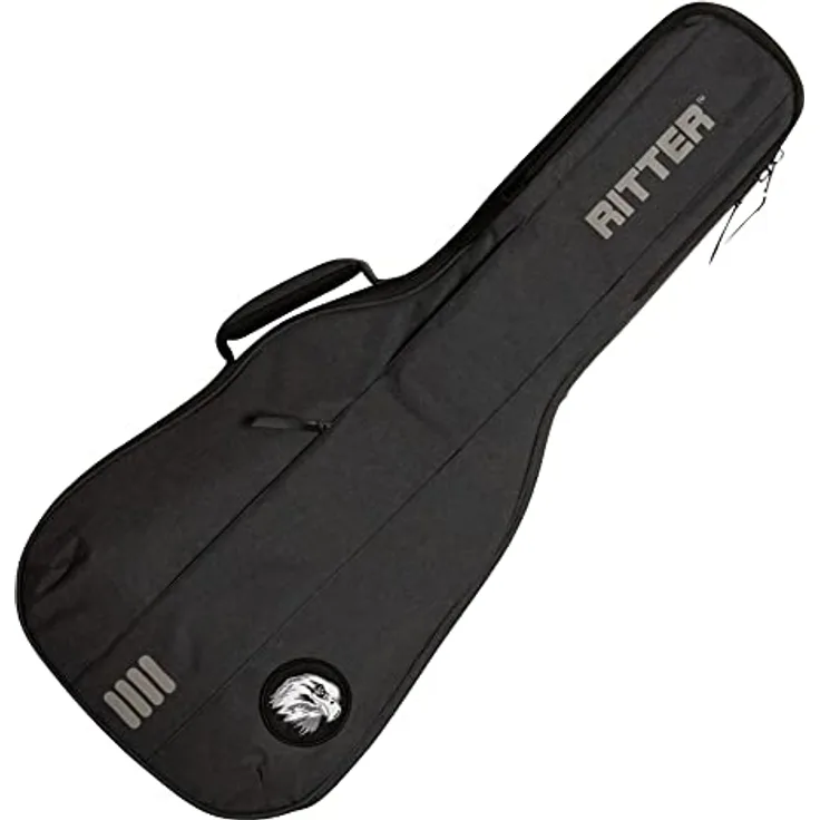 Ritter Bern Classical 1/2 ANT, Gitarrentasche für klassische 1/2 Gitarre, anthrazit, mit 28 mm Polsterung und 3 Zubehörtaschen