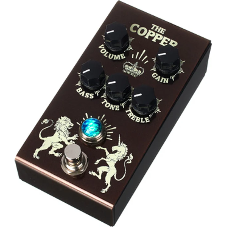 Victory Amplifiers V1 The Copper Overdrive, Overdrive-Pedal für E-Gitarre mit 60er & 70er British Blues- & Classic Rock Klängen, Made in UK