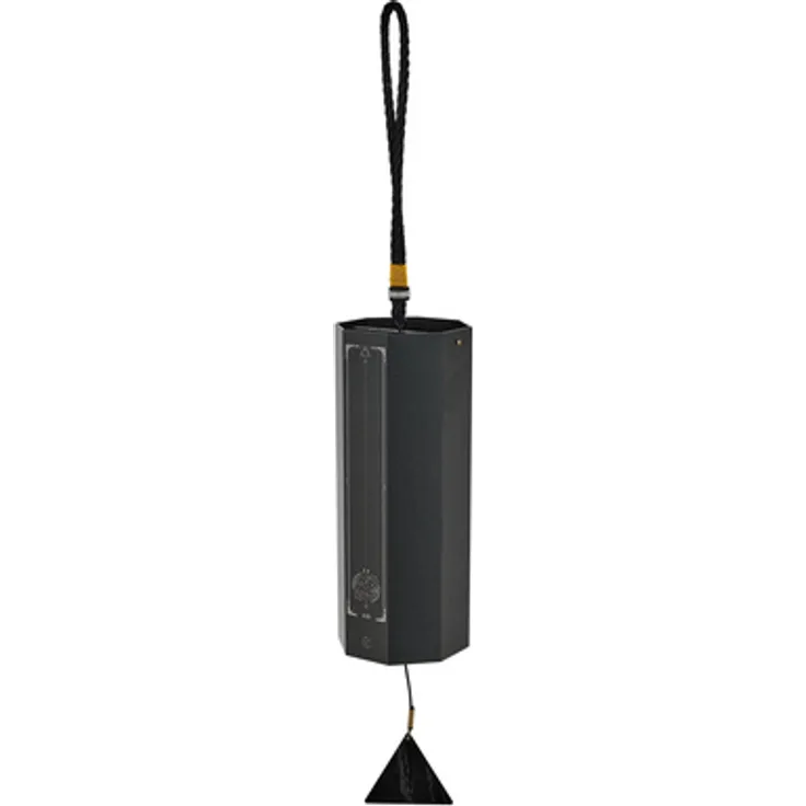 Thomann Sonority Wind Chime Air, Klangspiel mit 8 Klangsaiten, achteckiger Aluminiumkorpus für Meditation, innen und außen geeignet