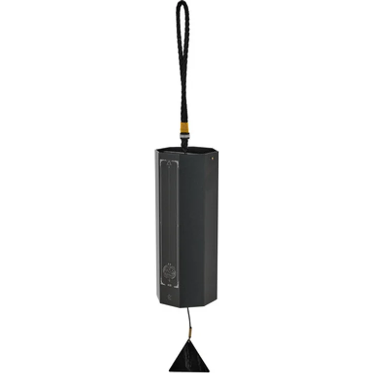 Thomann Sonority Wind Chime Air, Klangspiel mit 8 Klangsaiten, achteckiger Aluminiumkorpus für Meditation, innen und außen geeignet