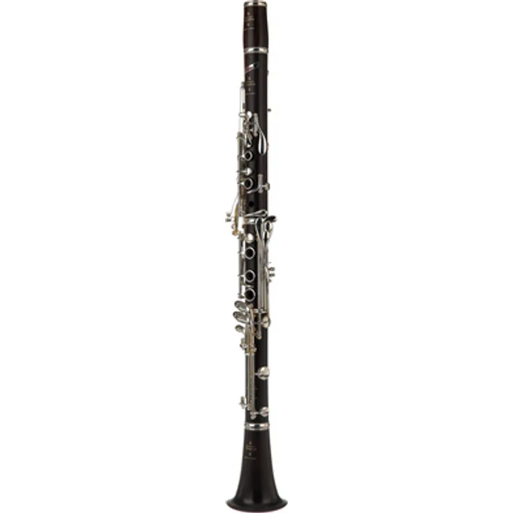 Buffet Crampon Tosca A-Klarinette BC1250L-2-0, 19 Klappen und 6 Ringe, versilberte Mechanik, Grenadillholz, inkl. Doppelkoffer und Zubehör