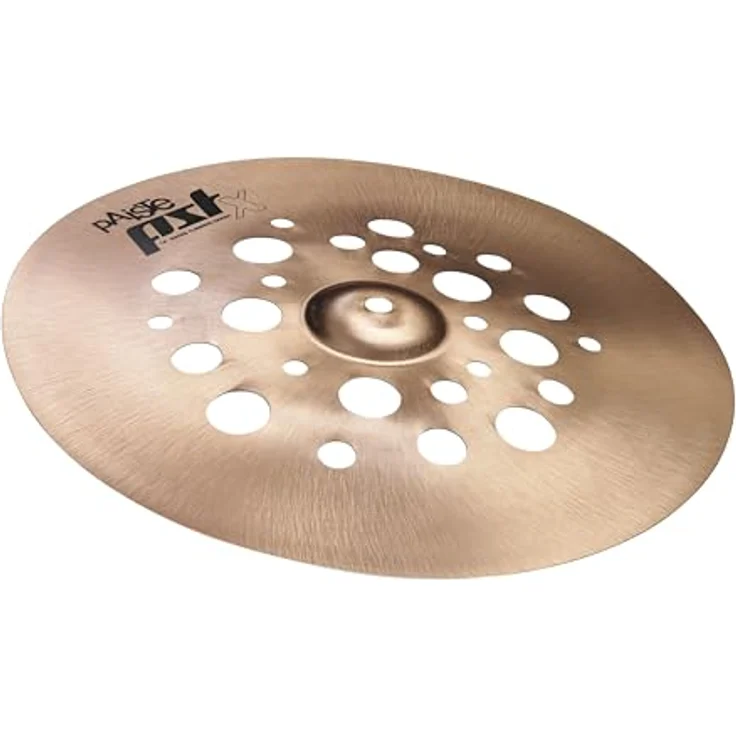 Paiste 14" PSTX Swiss Flanger Crash, Schlagzeugbecken mit seidenmatte Oberfläche und explosiver Ansprache – Bild 1