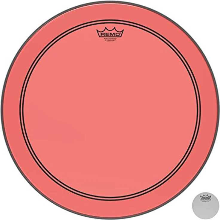 Remo 20" P3 Colortone Purple Bass Drum Schlagfell, einschichtig, 10 mil mit Dämpfungsring, inklusive Falam Slam – Bild 2